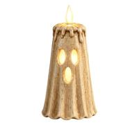 Halloween Ghost Candle Light - LED Flameless with Remote | Resin Decor