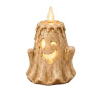 Halloween Ghost Candle Light - LED Flameless with Remote | Resin Decor