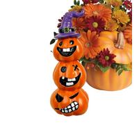 Halloween Pumpkin Figurine - Cute Decorative Autumn Tabletop Statue