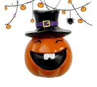 Halloween Pumpkin Figurine - Cute Decorative Autumn Tabletop Statue