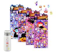 Halloween Stickers - Cute Self Adhesive Craft Decals For Water Bottle