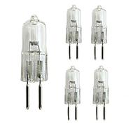 Halógeno 2 Pin Bombillas Halógenas De 24V, 100W, G5.3, 150W, Lámparas De Cápsula De Larga Duración, Bombillas Transparentes Blancas Cálidas De 70W, Bombilla De Vidrio, Bombilla Halógena,70W,5 Uds.