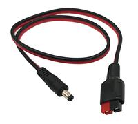 Halokny Conector de cable de extensión de enchufe de alimentación de 14 AWG CC de 5,5 mm x 2,1 mm para batería de respaldo del generador y panel solar plegable, puerto PowerPole de Anderson