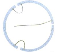 HaloModora Tira LED para luces de ventilador de 38 cm, curvada, tricolor, 36 W, montaje magnético con opciones de instalación dobles y variante de controlador (tira de luz)
