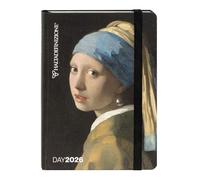 HALTADEFINIZIONE - Agenda mini diaria de 12 meses, agenda 2026 con tapa impresa con una obra de arte de Monet, cierre elástico, doble marcador y 352 páginas, 11 x 15,3 cm, pendiente
