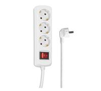 Hama 00030535 3salidas AC 3m Blanco limitador de tensión - Regleta (3 Salidas AC, 3500 W, 3 m, Blanco)