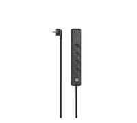 Hama 00223189 regleta 1,4 m 4 salida(s) CA Interior Negro, Gris - Nuevo