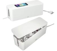 Hama 20661 Kabelbox Blanca Organizador De Cables Para Oficina