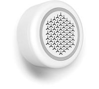 Hama | Alarma con Sirena Inteligente con conexión WiFi (con Sonido y luz Intermitente, 97,4dB, con Control por Voz y con App), Color Blanco