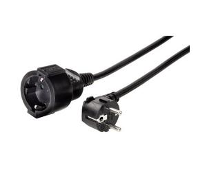Hama - cable alargador schucko de 2m, con protección para niños, col