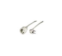 Hama - Cable con enchufe de 5m, seguro, resistente, color blanco. 00047866