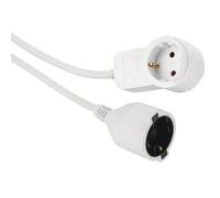 Hama Cable de extensión PowerPlug 3 m, 2 tomas (1+1) con toma de tierra Blanco