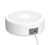 Hama Caja de cables Redonda – Montaje pared/escritorio, gestión integrada – Blanco