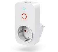 Hama Enchufe inteligente WLAN, 2x USB-A, 2.300W/10A, control por voz/app, blanco