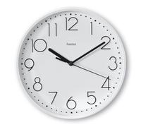 Hama I Reloj de Pared (Salina, Decoración Pared, Diametro 25 cm) Blanco
