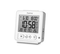 Hama I Reloj Despertador DCF, Blanco