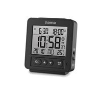 Hama Reloj despertador Rhodos DCF sobremesa con alarma Negro
