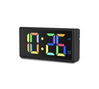 Hama ibiza reloj despertador digital negro, gris