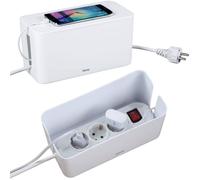 Hama Kabelbox Gestor Cable Kabel-Organizer Estación de Carga TV PC Oficina