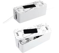 Hama Kabelbox Seda Gestor Cable Caja de Carga Kabel-Organizer Gestión Cableado