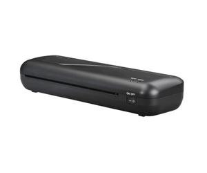 Hama | Kit de Plastificadora en Caliente 4 en 1 A4, Negro | Máquina laminadora, Incluye Cortador y Esquinas Redondeadas, Plastifica Láminas de 80 a 125 µm