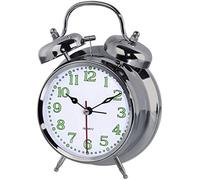 Hama nostalgia quartz table clock plata alrededor - relojes de mesa (1
