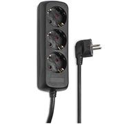 Hama Power Strip 3 Fold 3 Meter Black
