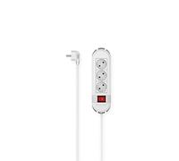 Hama Power Strip 3-FOLD Switch Wall Mounting 1.5 M White