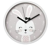 Hama - Reloj de Pared Lovely Bunny, diámetro 25 cm, Movimiento silencioso