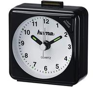 Hama reloj de viaje, negro, 5,6 x 3 x 5,6 cm