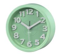 Hama Reloj despertador analógico Retro, estilo vintage, silencioso, 120 mm, Verde