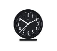 Hama - reloj despertador skye, sin tic-tac, color negro