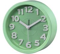 Hama Reloj despertador analógico Retro, estilo vintage, silencioso, 120 mm, Verde