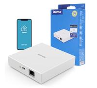 Hama Centro de hogar inteligente Hub - Matter, Zigbee/Thread, Wi-Fi, voz(Alexa/Google/Siri) - Blanco
