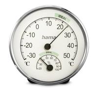 Hama Thermometer EN Hygrometer Chios Silver/White