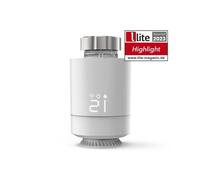 Hama termostato de radiador inteligente - wlan - temperatura regulable - compatible con asistente de voz - control con app - color blanco