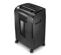Hama Trituradora de papel Prime M100 Microcorte P-5, 10 hojas, tarjetas, 15 min continuos, Negro