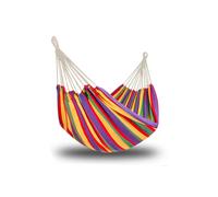 Hamaca Colgante Portátil Multicolor 200x80cm Hamaca para Jardín Camping Hasta 150kg