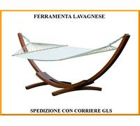 Hamaca Con Soporte De Madera Para Piso Hawaii Max 180 KG