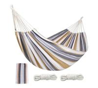 Hamaca de Camping Colgante y Portátil Gruesa, Resistente, con Diseño de | Hamaca para Interior, Descanso y Relajación Bolsa Organizadora Resistente Incluida Para Jardín Interior E