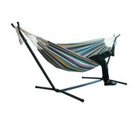 Hamaca para Exteriores Hamaca portátil for Acampar al Aire Libre, Cama Colgante de 200x150cm, Hamaca for Dormir turística Ultraligera de Lona (sin Soporte)(Color-C)