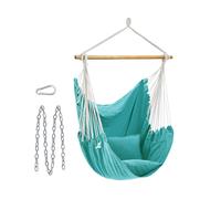 Hamaca Silla Colgante con 2 Almohadas Gris