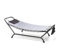 Hamacas Jardín Grandes Tomar el Sol Marco Metal Con Guantera 230×98 × 82h CM