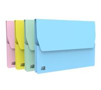 Hamelin 48686 Chemise Fast Poche Vip 240 x 232 mm 240 g Document A4 Soufflet 30 mm Pastel Lot de 10 Couleurs Assorties