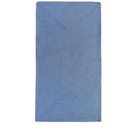 HAMID Alfombra Nansa Interior/Exterior Pet Reciclado - Lavable y Resistente al Agua - Ecológica y Sostenible - Ideal para Terraza, Jardín o Salón (110x60cm, Azul)