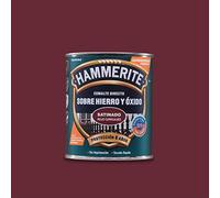 Hammerite Esmalte Antioxidante Satinado Directo Al Hierro, Rojo Carruaje, 750 ml (Paquete de 1)