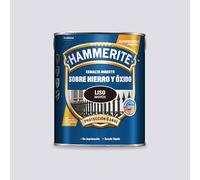 Hammerite Esmalte directo sobre hierro y óxido, Liso Brillante, Color Marrón, 5 L (Paquete de 1)