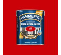 Hammerite Esmalte directo sobre hierro y óxido Liso Brillante Rojo 5 L