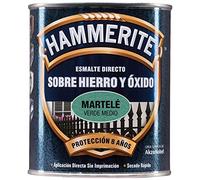 Hammerite Esmalte directo sobre hierro y óxido Martelé Verde Medio 750 ml (Paquete de 1)
