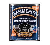 Hammerite Esmalte Liso Brillante, Negro, 750 ml (Paquete de 1)